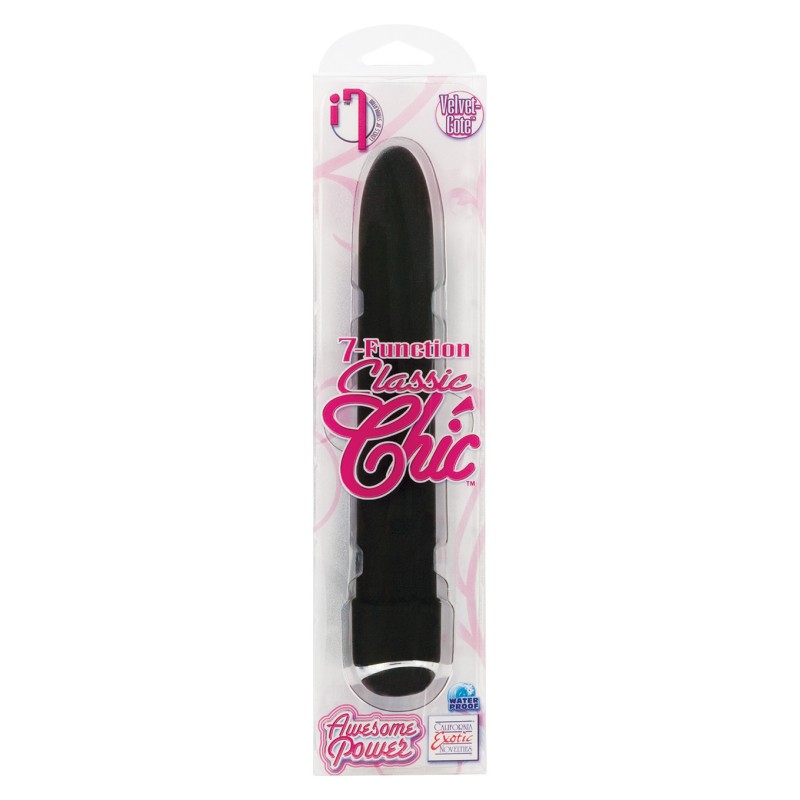 Wibrator-CLASSIC CHIC 7F. MASSAGER BLK 15X3